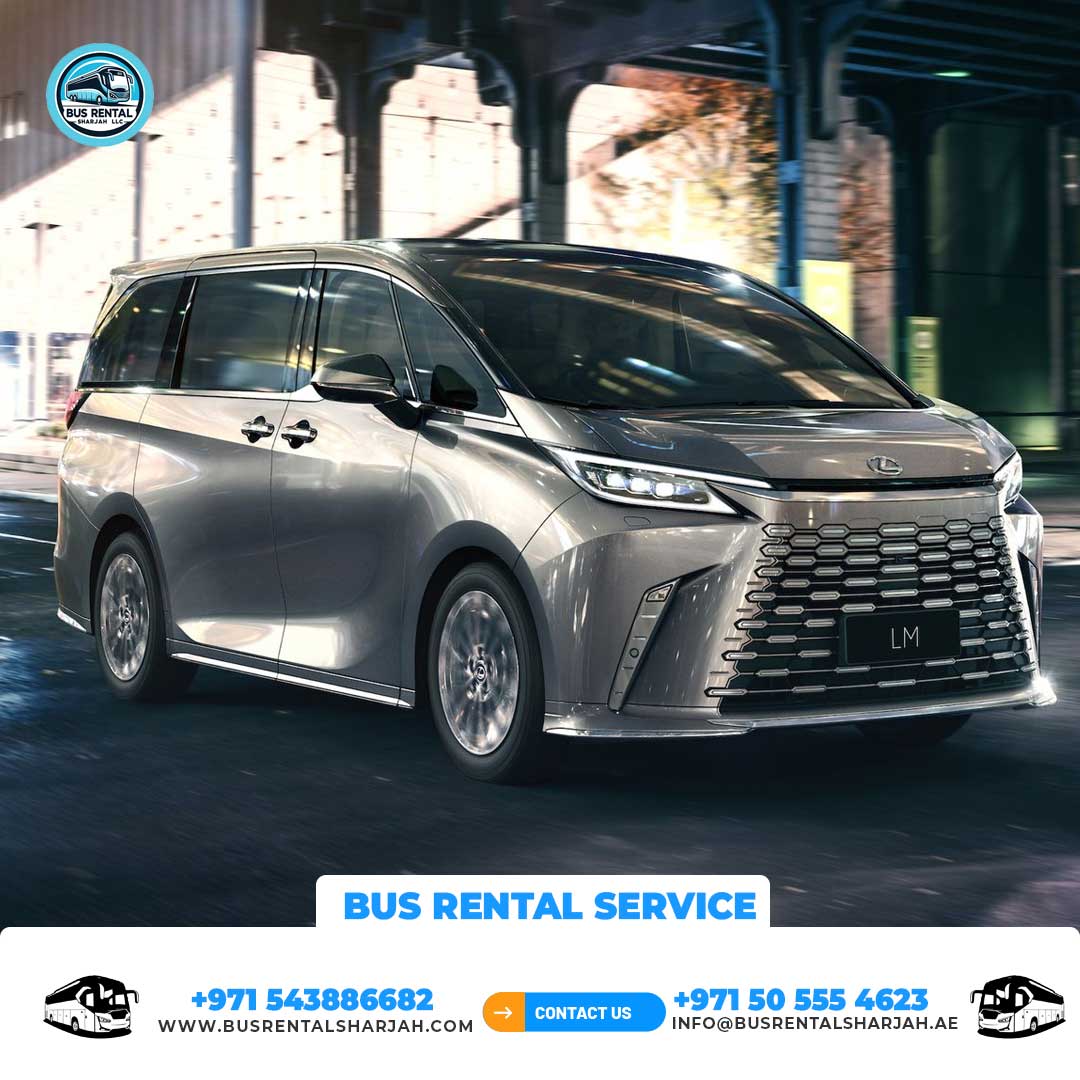 Luxury van rental in Sharjah for premium travel experience.